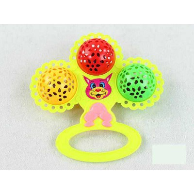 2018 hot selling for kids bell ball rattle toy for baby baby ball