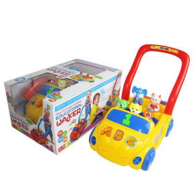 plastic toy for kids learning walker with light and music(red/yellow) walker baby toy baby walker