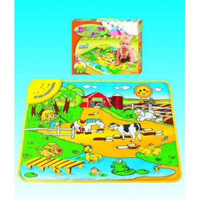 hot toy for kids Music carpet(farm) wholesale baby play mat baby music carpet
