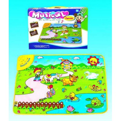 newest Music carpet(farm) funny baby play mat baby music carpet