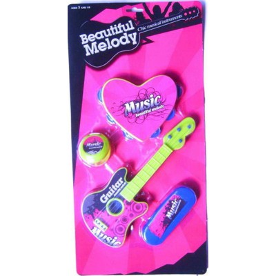 baby wholesale manager Baby bell with sound,harmonica,guitar and accessories kids baby tambourines baby tambourines and drums