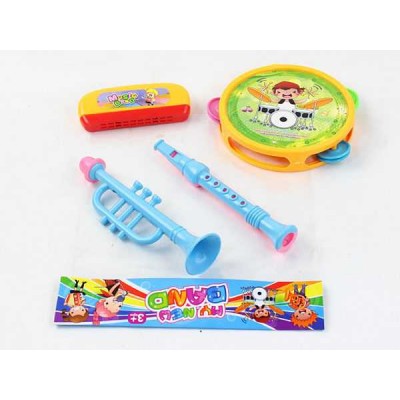 Campana de bebé(4 pcs) panderetas y tambores de bebé
