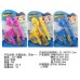 Campana de bebé（4 piezas，martillo，altavoz，flauta，harmónica，rosado/azul/amarillo） panderetas y tambores de bebé