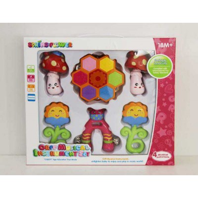 2018 hot selling Baby bell(4 styles mixed,6 pcs) funny baby tambourines baby tambourines and drums