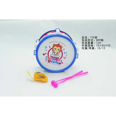 good gift 7 inch Baby bell latest baby drum baby tambourines and drums