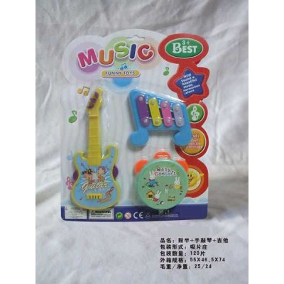 baby novelty Baby bell(tambourine,Guitar,Organ) baby bell for child baby tambourines and drums