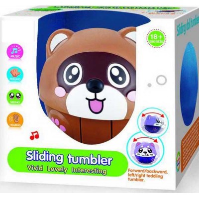 baby toys for kid tumbler with music,slide function(dolphin) kids tumbler toy baby tumbler