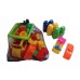 factory educational toy direct Block car with accessories(18pcs) plastic block toy block car