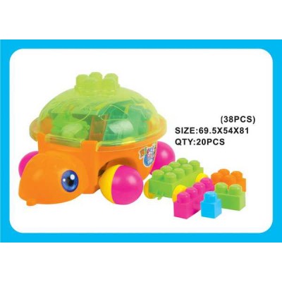 toy product Funny block toys (38 pcs,tortoise) kids funny building block toy cartoon block toy