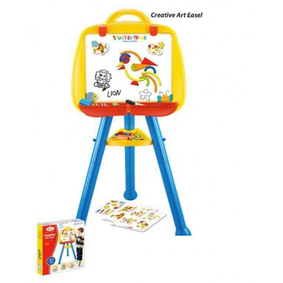educational kid toy Learning easal with letters and pattern doodle toy factory drawing board toy with letters