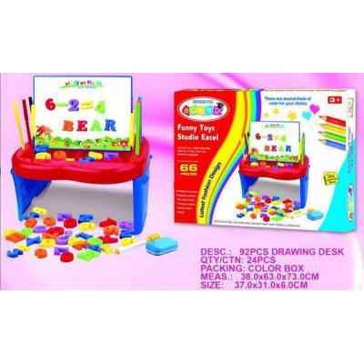 good gift Learning easel,numbers(66 pcs) funny drawing board drawing board toy with letters