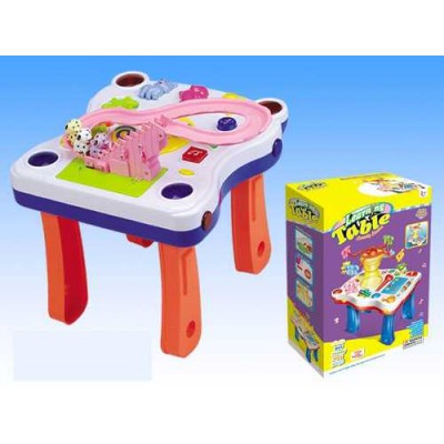 2018 hot selling Learning desk with light,music educational toy learning desk