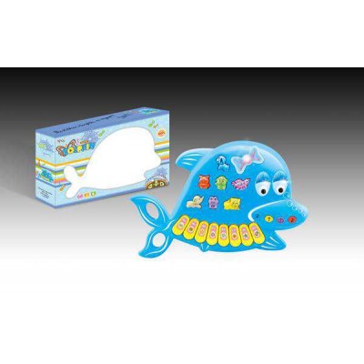 marketable Cartoon learning machinewith sound ,light,music ,intelligent question(dolphin) for child kids educational toy learning machine