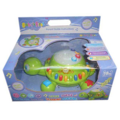 hot selling Cartoon learning machine with music,light(tortoise) for kids learning toy educational learning machine
